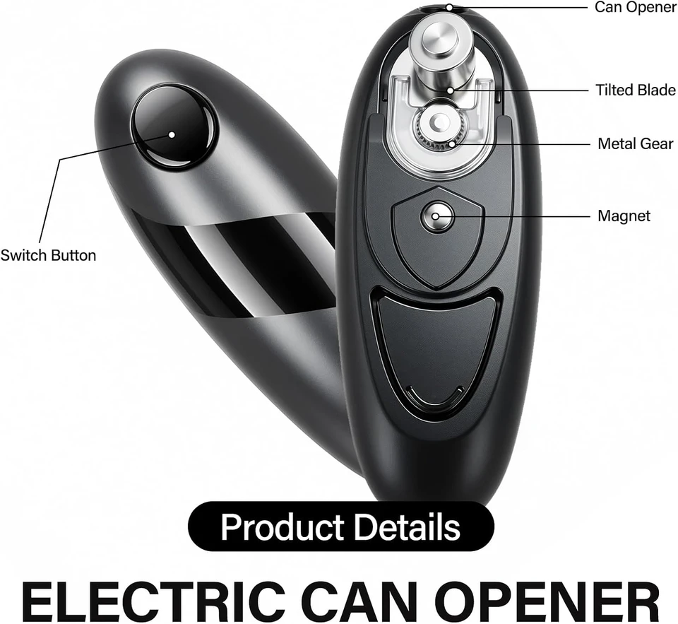 ARCWEISSO electric can opener, product view 2