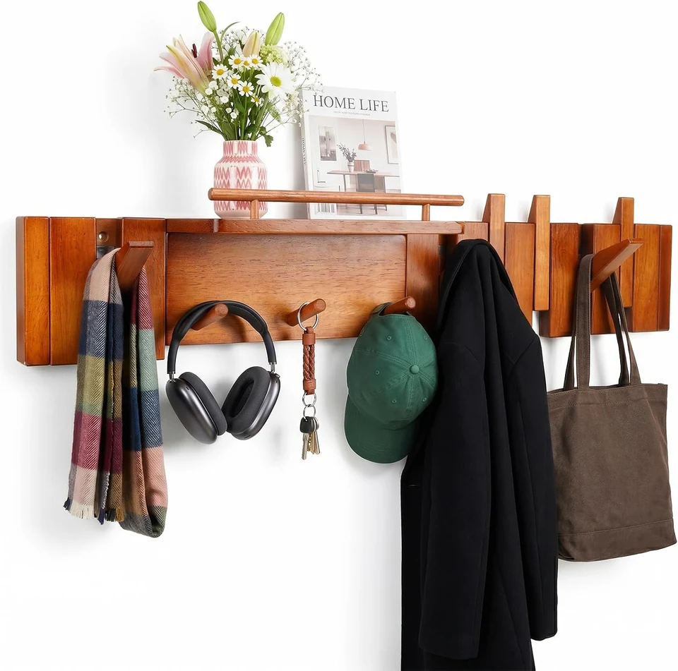 ARCWEISSO wall-mounted hanger 9-hook product view 1